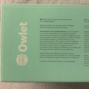 Owlet Sock 3rd Generation